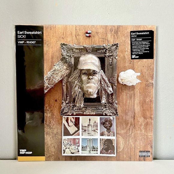Earl Sweatshirt Sick! LP ~ Exclusive 180g Color Vinyl (Tabula Rasa) ~ Brand New! - Picture 2 of 3
